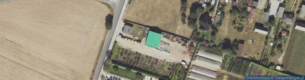 Zdjęcie satelitarne Katarzyna Łysiak-Idzik Przedsiębiorstwo Produkcyjno-Handlowo-Us Ługowe Mega