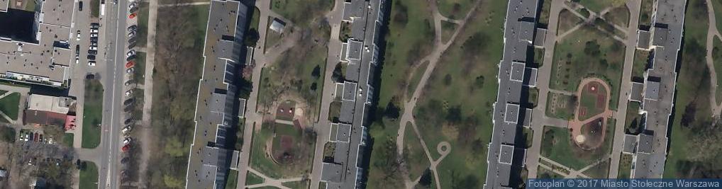 Zdjęcie satelitarne Katarzyna Rzempołuch KMK Projekt