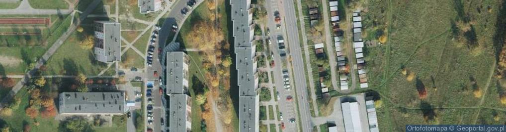 Zdjęcie satelitarne Katarzyna Woszczyńska Biuro Rachunkowe Afk