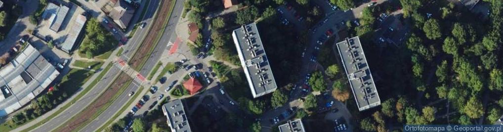 Zdjęcie satelitarne Katarzyna Żelazny Autohandel