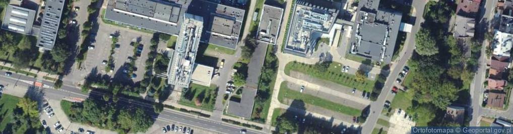 Zdjęcie satelitarne Katedra Surowców Energetycznych AGH