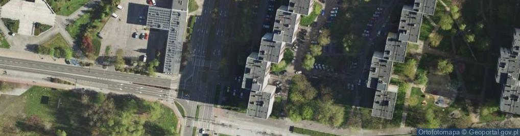 Zdjęcie satelitarne Katowickie Towarzystwo Tenisowe Pro Ten