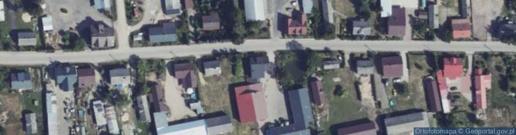 Zdjęcie satelitarne Kazimierz Bęćkowski Usługi Rolnicze