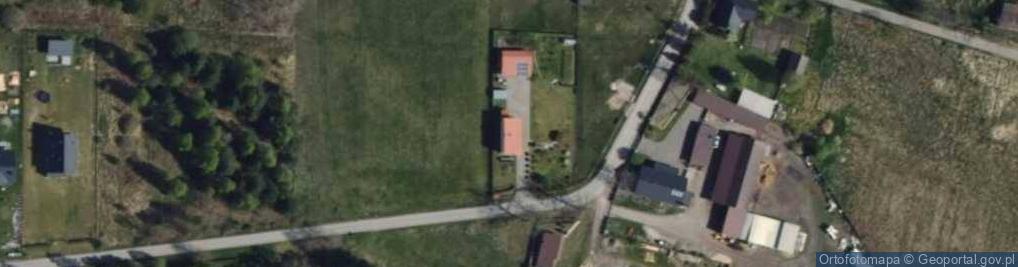 Zdjęcie satelitarne Kazimierz Mamos Projektowanie Nadzorowanie Kosztorysowanie i Kierowanie Robotami w Zakresie Dróg i Mostów