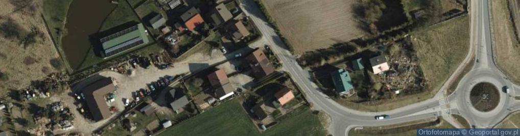 Zdjęcie satelitarne Kazimierz Narloch Usługi Leśne Kazimierz Narloch