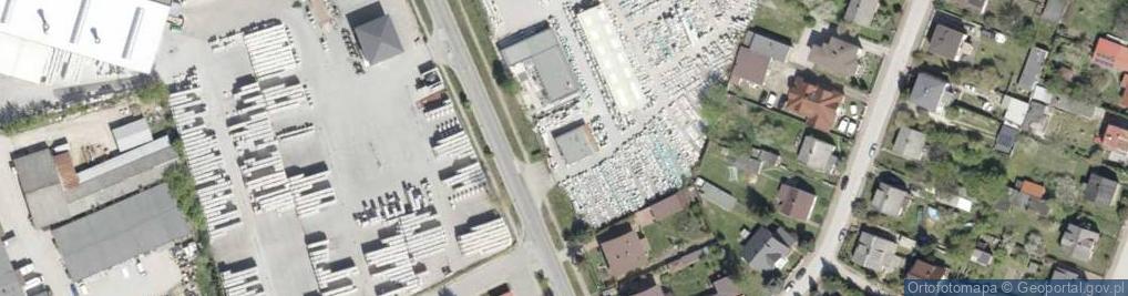 Zdjęcie satelitarne Kielecka Centrala Materiałów Budowlanych Technika Grzewcza