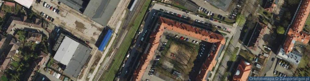 Zdjęcie satelitarne Kinga Zielińska Przedsiębiorstwo Handlowo-Produkcyjne Metal-Stop