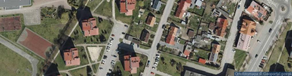 Zdjęcie satelitarne Kiosk Czarnuch Ryszard Lesica Krystyna