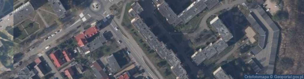 Zdjęcie satelitarne Kiosk Iwona Nowak 76-270 Ustka Grunwaldzka 41