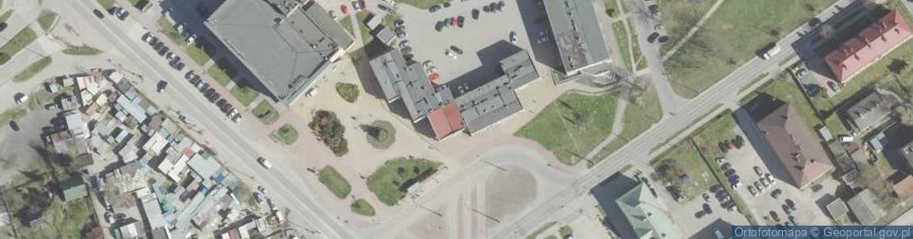 Zdjęcie satelitarne Kiosk Ruch nr 55 Hałubek Niedziela Urszula Brzeźniak Danuta
