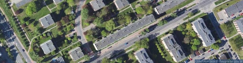 Zdjęcie satelitarne Kiosk Ruchu Wilczyńska Krystyna Piątkowska Maria