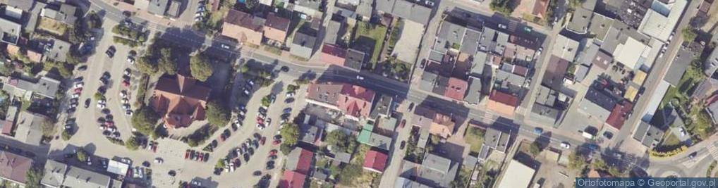 Zdjęcie satelitarne Kiosk Spożywczo Warzywniczy Grodzisk Wielkopolski