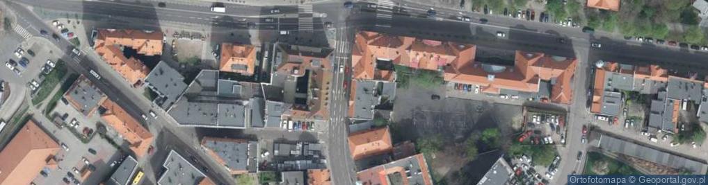 Zdjęcie satelitarne Kiosk Sprzedaż Biletów MPK Teresa Niechaj Andrzej Niechaj