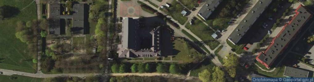 Zdjęcie satelitarne Klasztor Zakonu Braci Mniejszych Kapucynów w Olsztynie