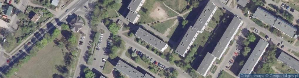 Zdjęcie satelitarne Klejenie Pomocy Naukowych Jan Majewski Krystyna Sławkowska