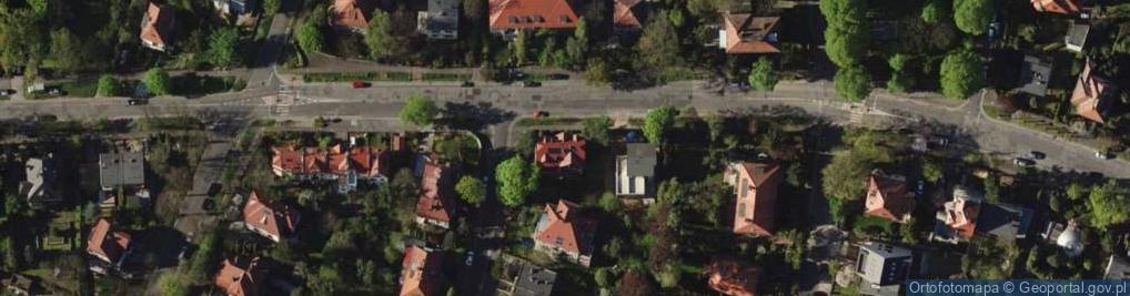 Zdjęcie satelitarne Kliniki Ziemlewski Wrocław