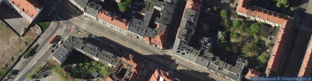 Zdjęcie satelitarne Kłok E., Wrocław