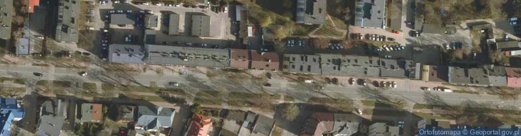 Zdjęcie satelitarne Kłoś Centrum Wspomagania Rozwoju Dzieci i Młodzieży Motyl