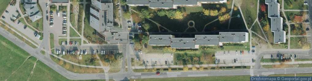 Zdjęcie satelitarne Klub Karate Budo w Częstochowie