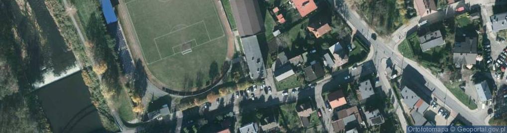Zdjęcie satelitarne Klub Piłkarski Beskid Skoczów