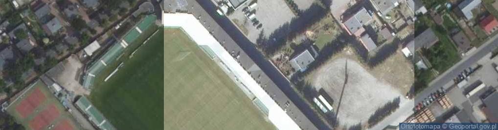 Zdjęcie satelitarne Klub Sportowy Groclin Dyskobolia w Grodzisku Wielkopolskim