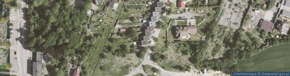 Zdjęcie satelitarne Klub Sportowy Piast Pawłów w Zabrzu