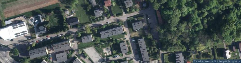 Zdjęcie satelitarne Klub Towarzystwa Krzewienia Kultury Fizycznej Balaton w Wodzisławiu Śląskim