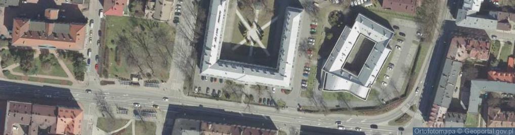 Zdjęcie satelitarne Klub Uczelniany Akademickiego Związku Sportowego Państwowej Wyższej Szkoły Zawodowej w Tarnowie