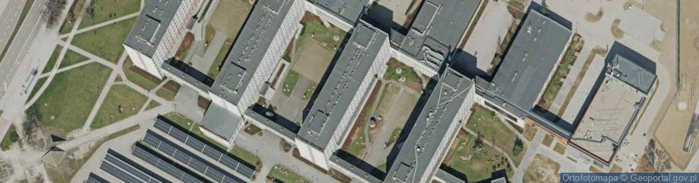 Zdjęcie satelitarne Klub Uczelniany Akademickiego Związku Sportowego Politechniki Świętokrzyskiej w Kielcach