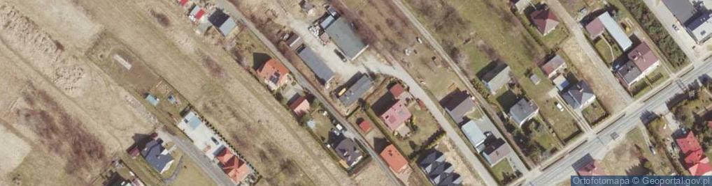 Zdjęcie satelitarne Kółko Rolnicze w Przybyszówce