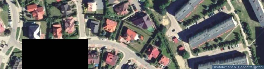 Zdjęcie satelitarne Koło Kwadrat Pracownia Architektury Wnętrz Maria Kołomańska
