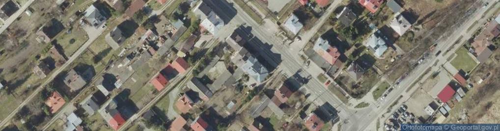 Zdjęcie satelitarne Kolorowa Szafa, Kwiaty Sztuczne, Skup Surowców Wtórnych Andrzej Czerebak