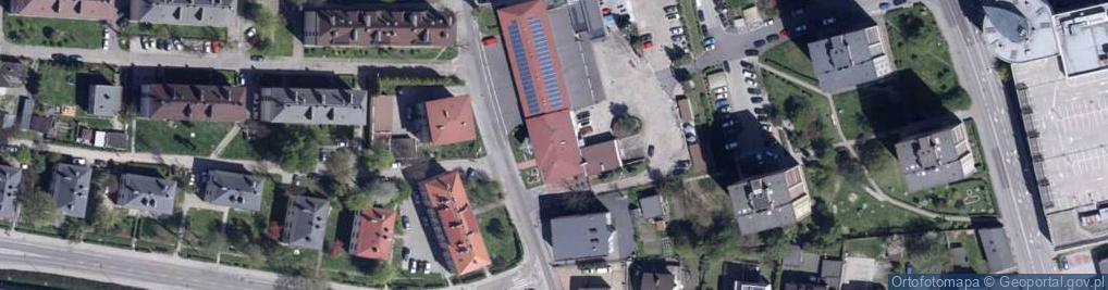 Zdjęcie satelitarne Komenda Miejska Państwowej Straży Pożarnej w Rybniku