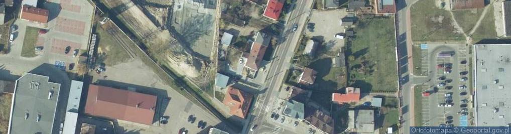 Zdjęcie satelitarne Komenda Powiatowa Państwowej Straży Pożarnej w Mławie