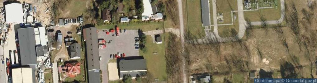Zdjęcie satelitarne Komenda Powiatowa Państwowej Straży Pożarnej w Nowym Dworze Maz