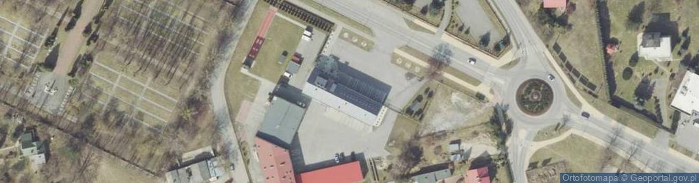 Zdjęcie satelitarne Komenda Powiatowa Państwowej Straży Pożarnej w Sandomierzu