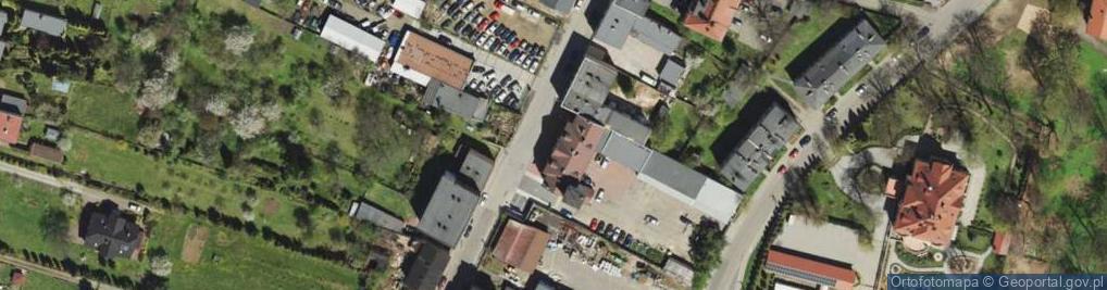 Zdjęcie satelitarne Komenda Powiatowa Państwowej Straży Pożarnej w Tarnowskich Górach