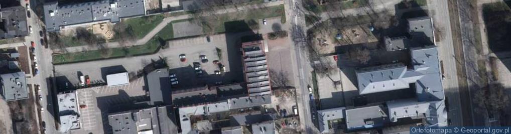 Zdjęcie satelitarne Komenda Wojewódzka Państwowej Straży Pożarnej w Łodzi