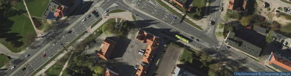 Zdjęcie satelitarne Komenda Wojewódzka Państwowej Straży Pożarnej w Olsztynie