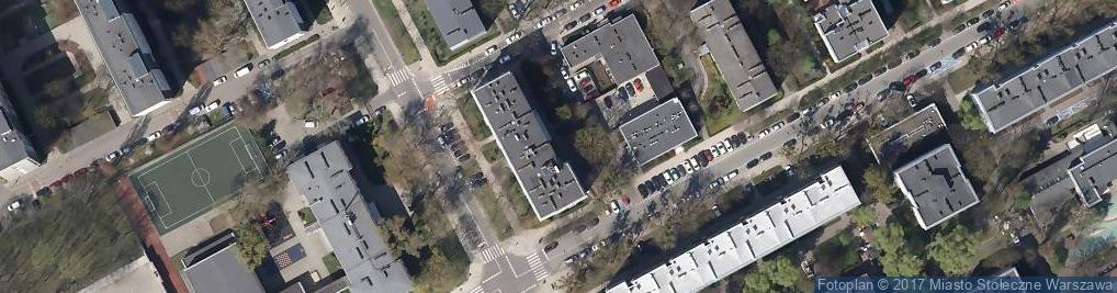 Zdjęcie satelitarne Komisariat Policji III Rewir Dzielnicowych Śródmieście