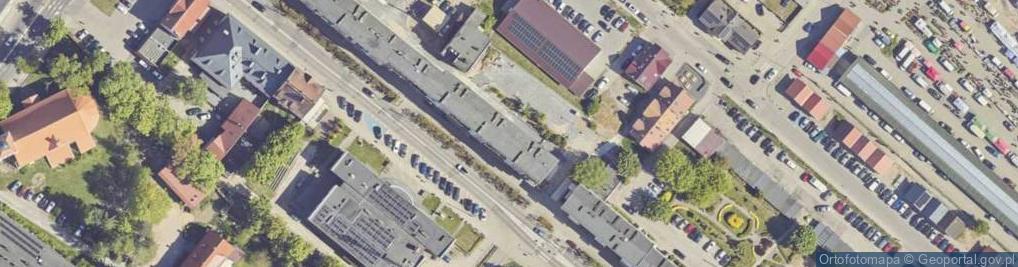 Zdjęcie satelitarne Komis