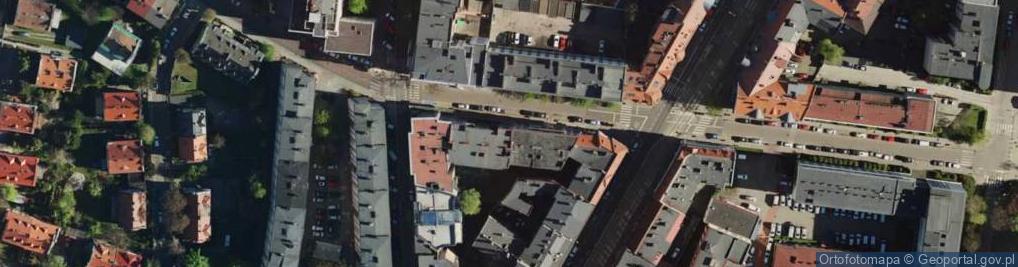 Zdjęcie satelitarne Komornik Sądowy przy Sądzie Rejonowym Katowice Zachód w Katowicach Mieczysław Kurz