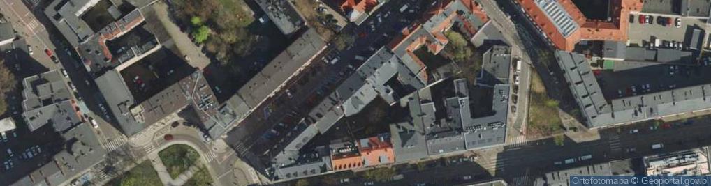 Zdjęcie satelitarne Komornik Sądowy przy Sądzie Rejonowym Poznań Stare Miasto w Poznaniu Kancelaria Komornicza w Poznaniu