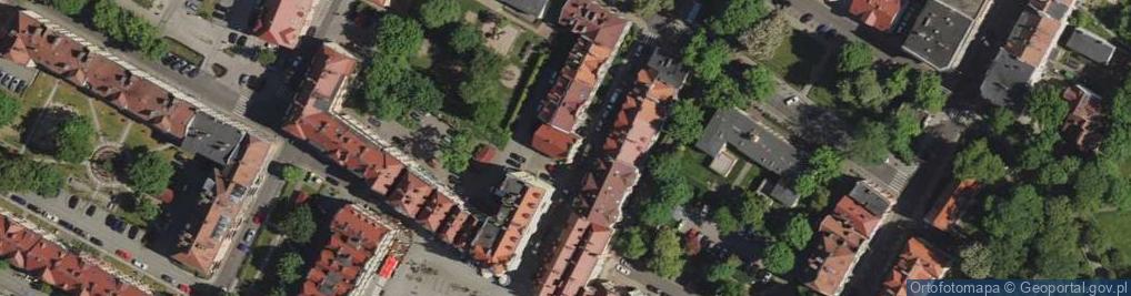 Zdjęcie satelitarne Komornik Sądowy przy Sądzie Rejonowym w Bolesławcu