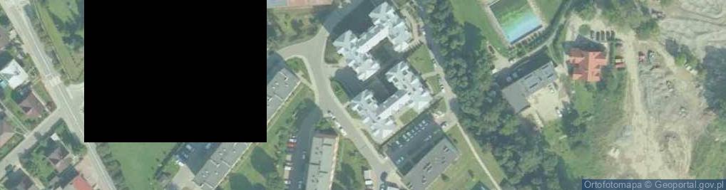 Zdjęcie satelitarne Komornik Sądowy przy Sądzie Rejonowym w Limanowej Szymon Michno