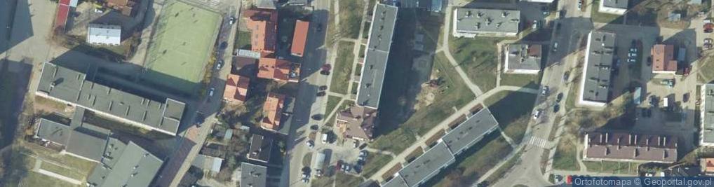 Zdjęcie satelitarne Komornik Sądowy przy Sądzie Rejonowym w Mławie Jerzy Berdyga