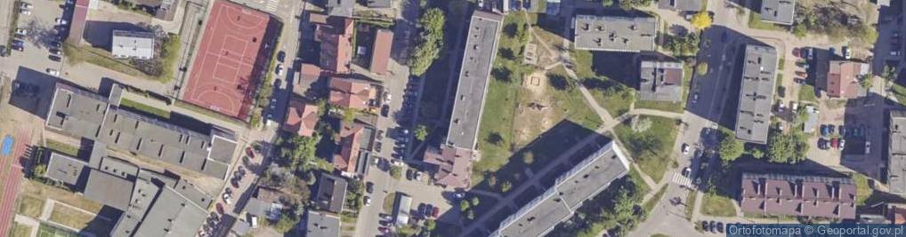 Zdjęcie satelitarne Komornik Sądowy przy Sądzie Rejonowym w Mławie Jerzy Berdyga
