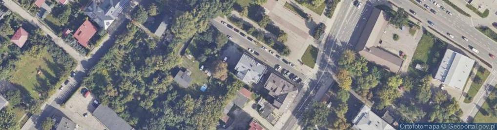 Zdjęcie satelitarne Komornik Sądowy przy Sądzie Rejonowym w Radomiu Kancelaria Komornicza w Radomiu Jarosław Kiełbasiński