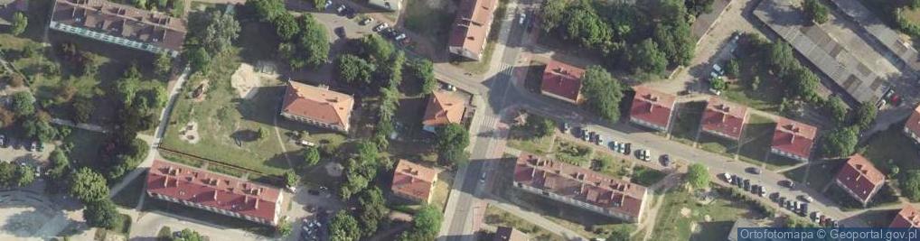 Zdjęcie satelitarne Komornik Sądowy przy Sądzie Rejonowym w Słubicach Włodzimierz Raczewski Kancelaria Komornicza w Kostrzynie Nad Odrą
