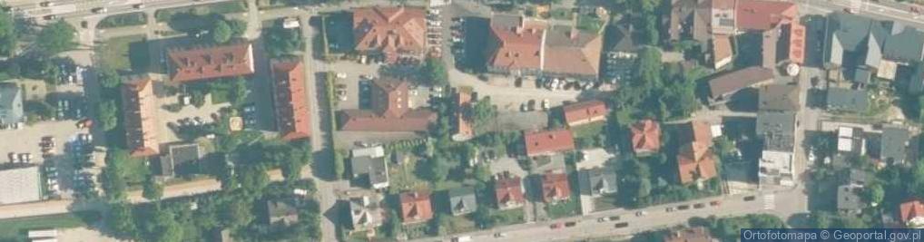 Zdjęcie satelitarne Komornik Sądowy przy Sądzie Rejonowym w Suchej Beskidzkiej Tadeusz Aksamit